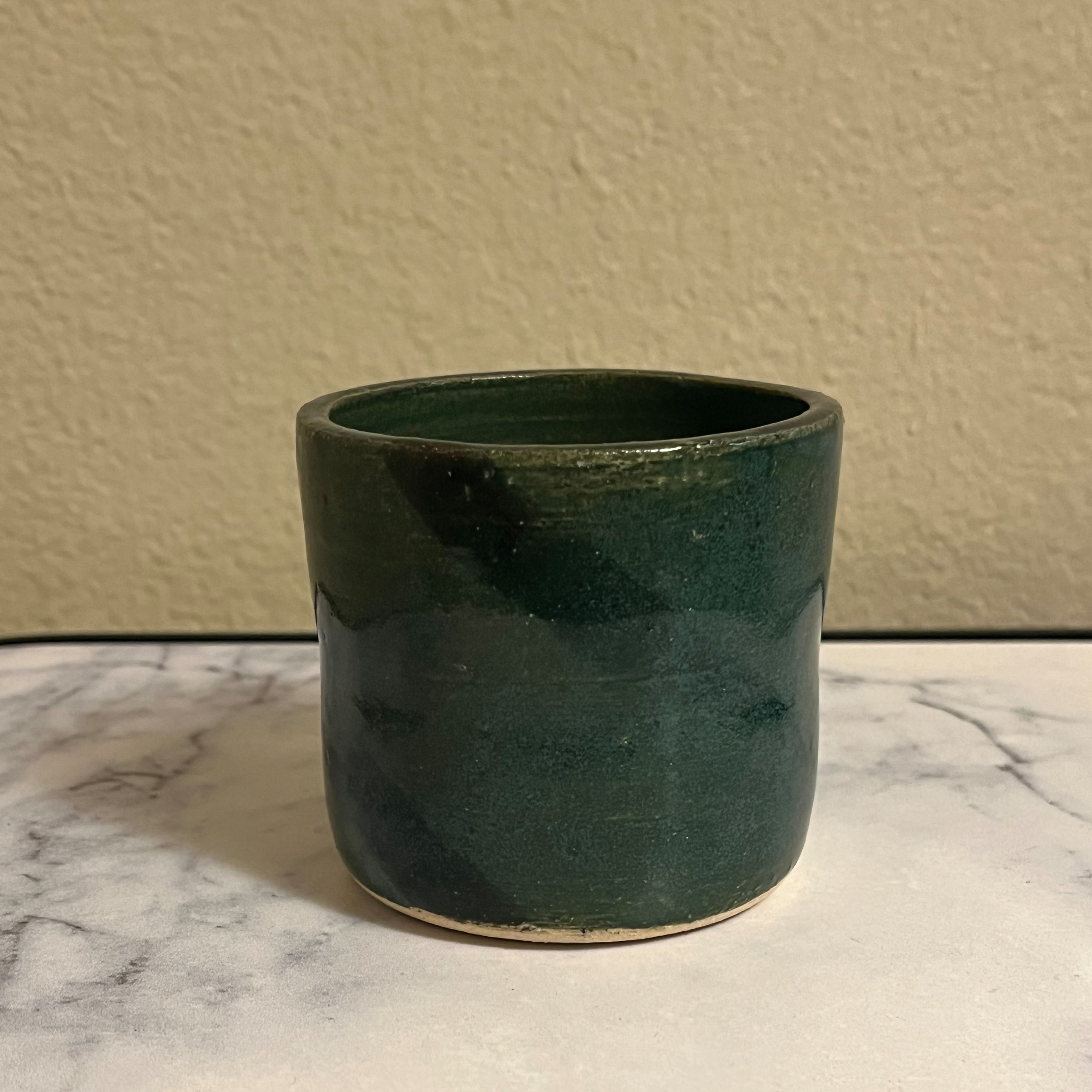 green striped cup