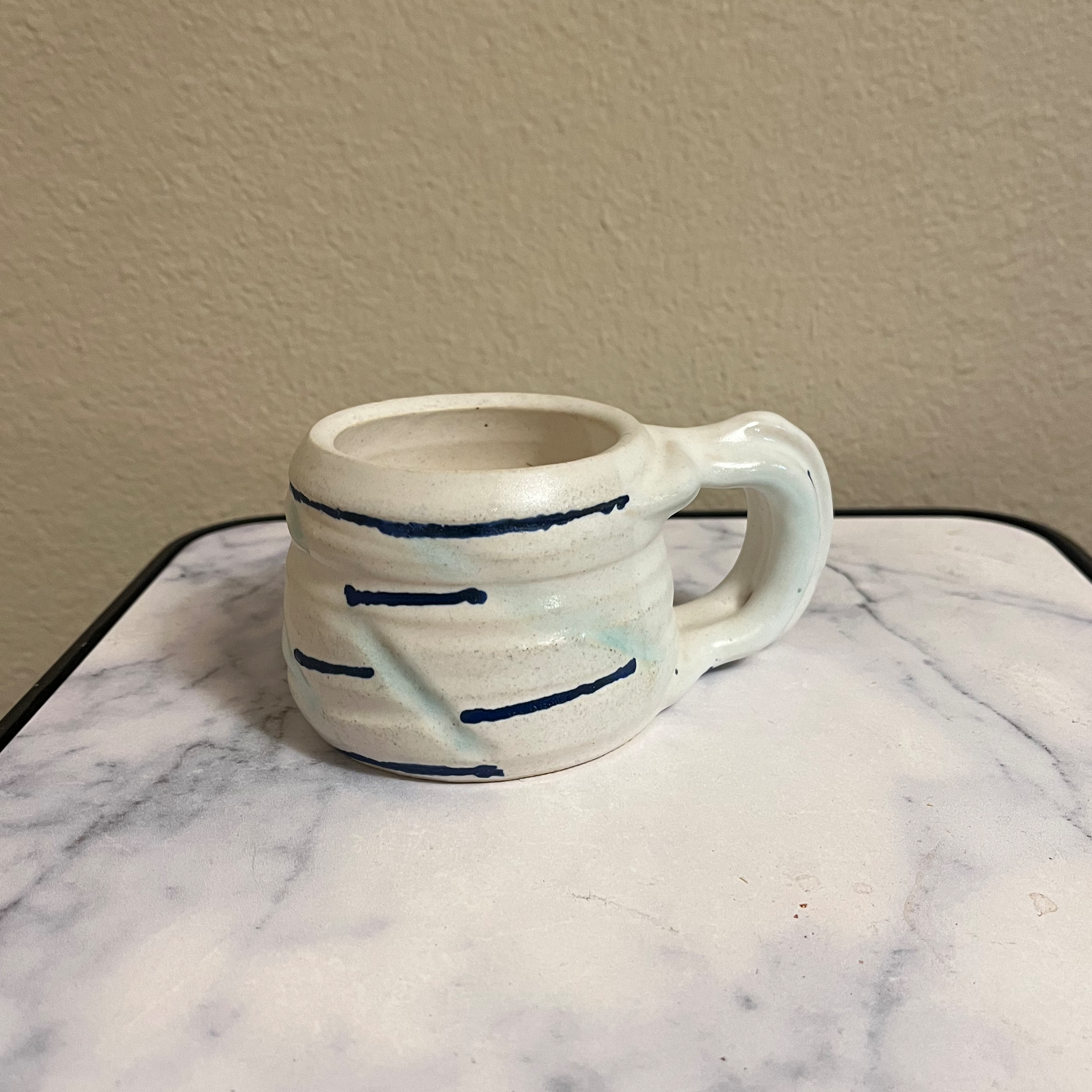 white mug