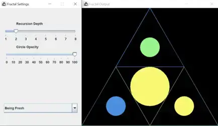 image of fractal generator at 2 depth