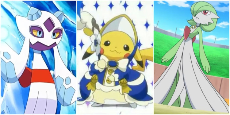 Dressed up pokemon